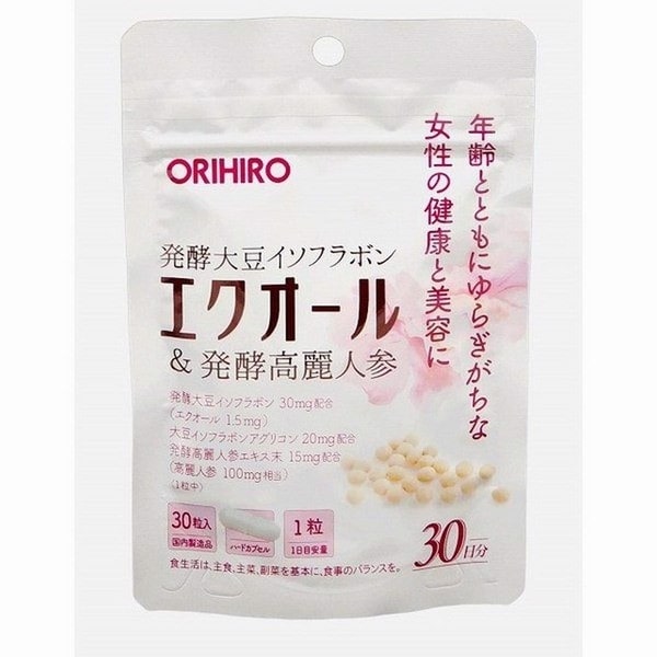 Viên uống Equol Orihiro của Nhật giúp bổ sung Estrogen